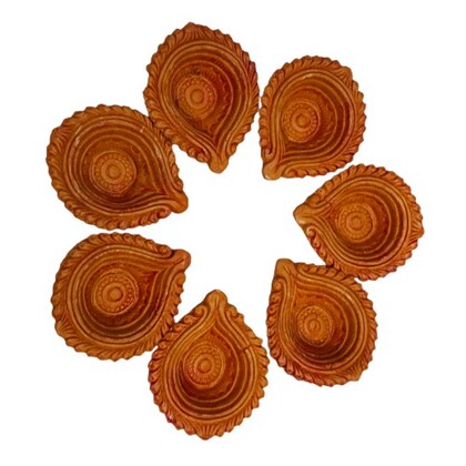 CLAY DIYAS [SET OF 10 PIECES]