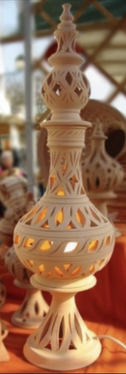 Arabic-Style Ceramic Lamp
